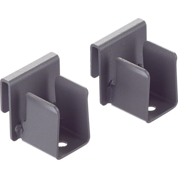 Elfa Decor bøjlestang sideholder, mat grå, 2 stk