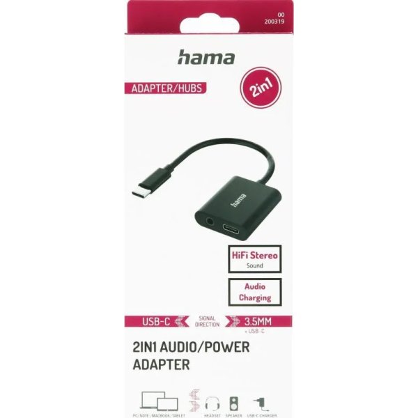 Hama Lyd Adapter 2i1