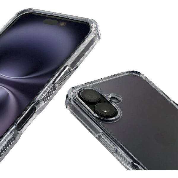 Hama Mobilcover Protect iPhone 16e, transparent