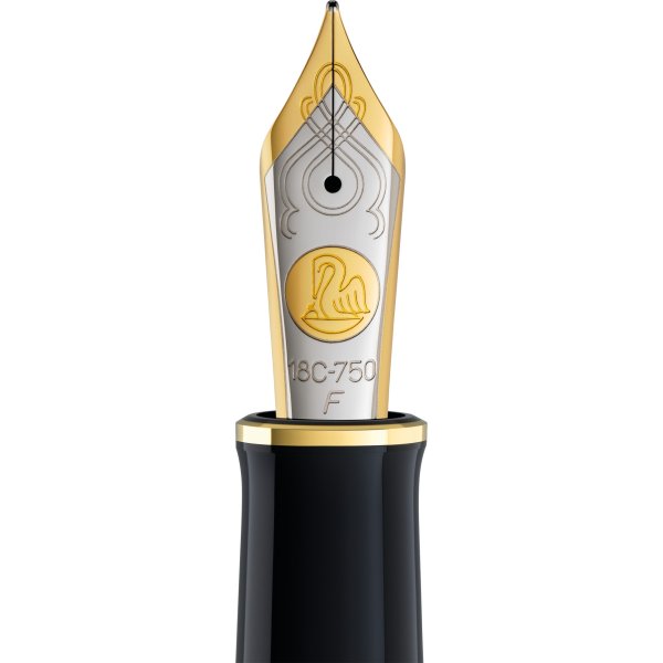 Pelikan Souverän 1000 Fyldepen, F, black/green