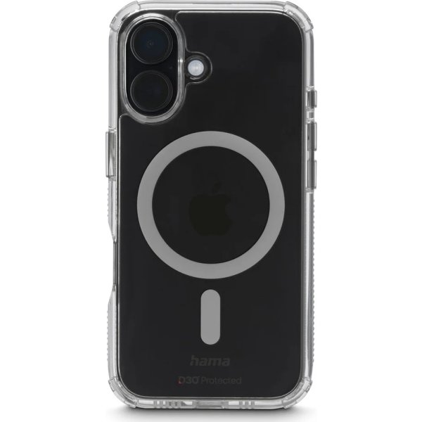 Hama Mobilcover iPhone 16 MagCase, transparent