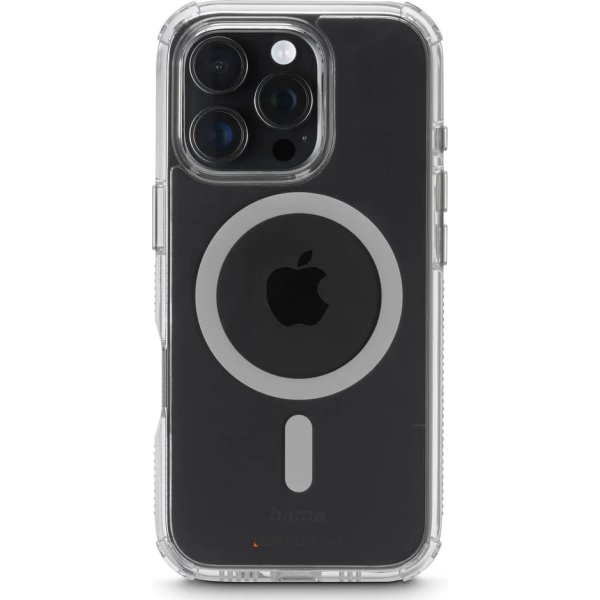 Hama Mobilcover iPhone 16 Pro MagCase, transparent