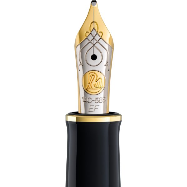 Pelikan Souverän 600 Fyldepen, EF, black/blue