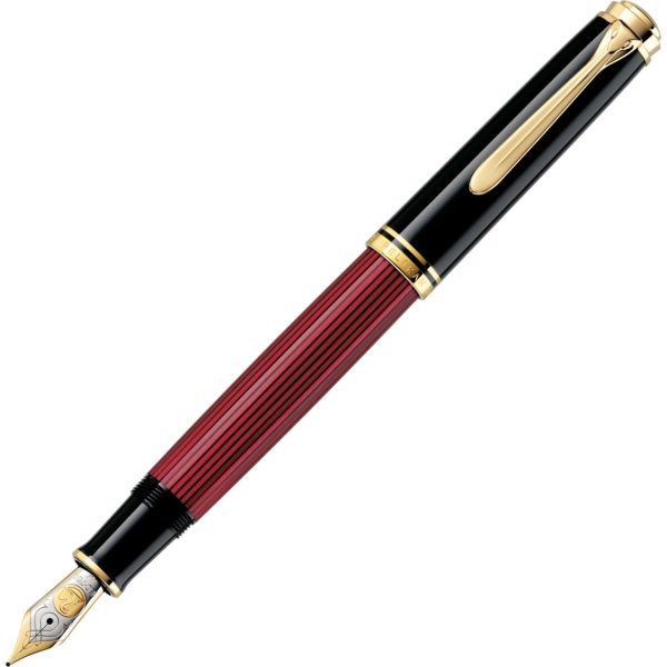 Pelikan Souverän 800 Fyldepen, M, black/red