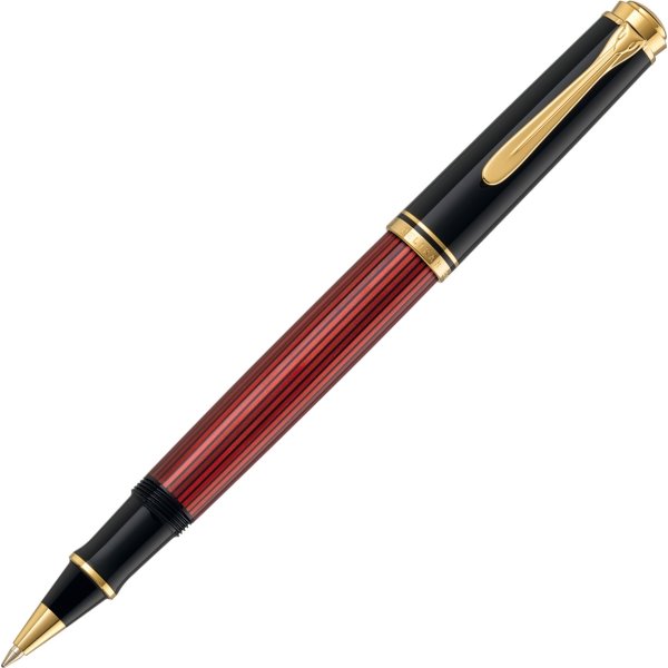 Pelikan Souverän 400 Rollerpen, black/red