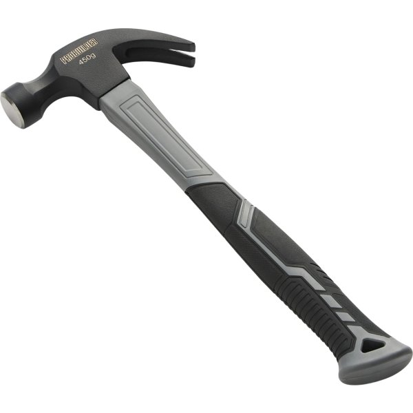Probuilder Kløfthammer glasfiber/stål, 450g.
