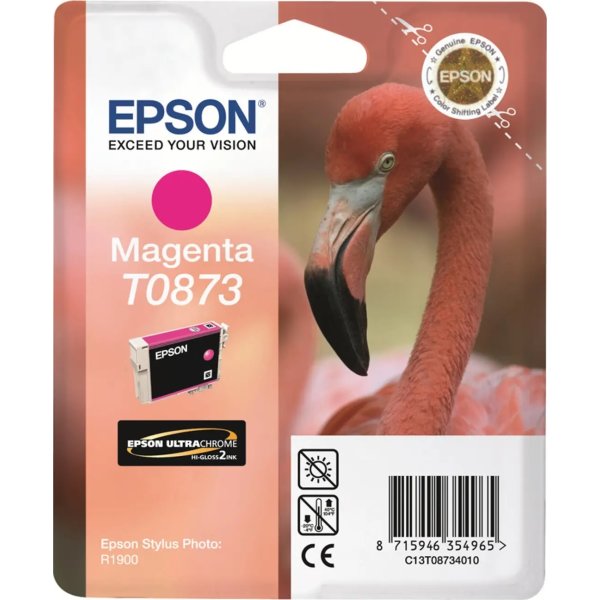 Epson nr.T0873/C13T08734010 blækpatron, magenta, 9