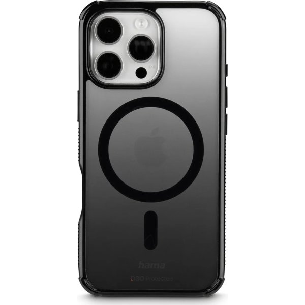 Hama Mobilcover iPhone 16 Pro MagCase, sort