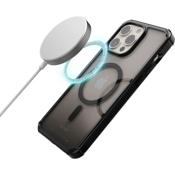 Hama Mobilcover iPhone 16 Pro Max MagCase, sort