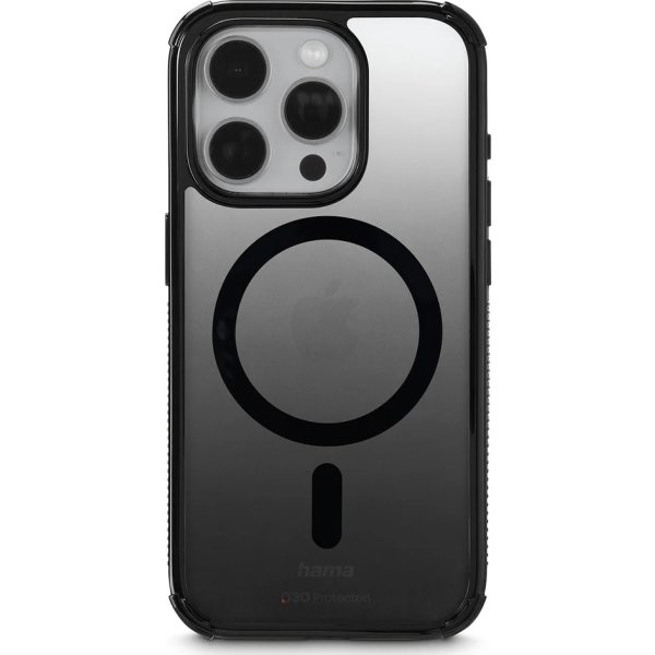 Hama Mobilcover iPhone 15 Pro MagCase, sort