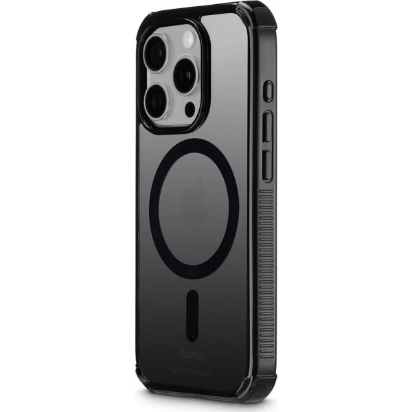 Hama Mobilcover iPhone 15 Pro MagCase, sort