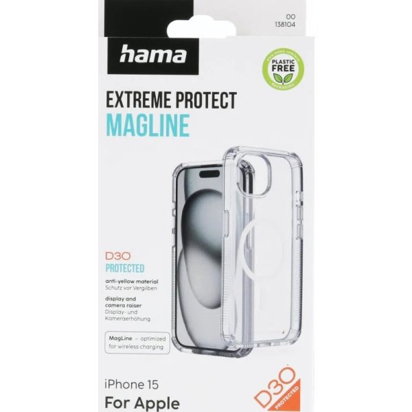 Hama Mobilcover iPhone 15 MagCase, transparent