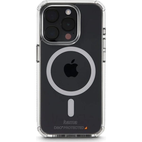 Hama Mobilcover iPhone 15 Pro MagCase, transparent