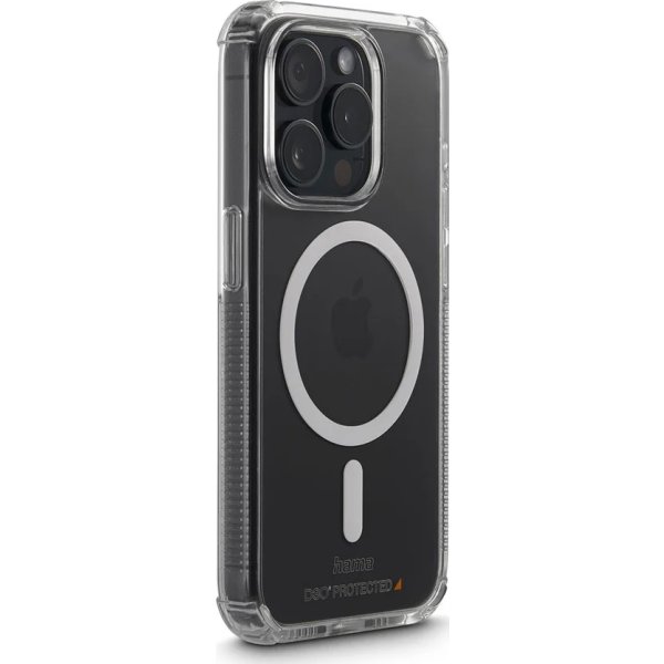 Hama Mobilcover iPhone 15 Pro MagCase, transparent