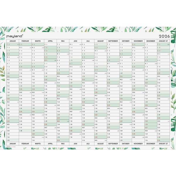 Mayland 2026 Kæmpekalender WB, 1x13 mdr.