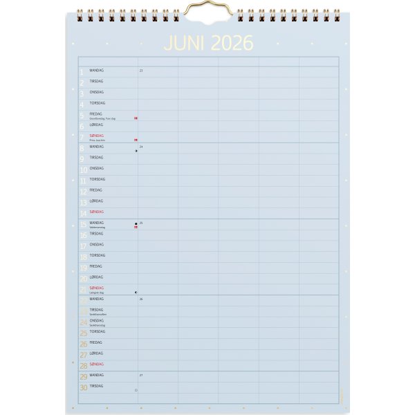 Mayland 2026 Familiekalender Color, lille