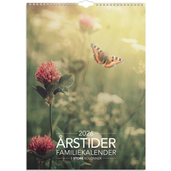 Mayland 2026 Familiekalender Årstider