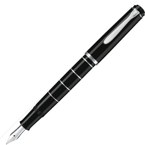 Pelikan Classic 215 Fyldepen, F, black rings