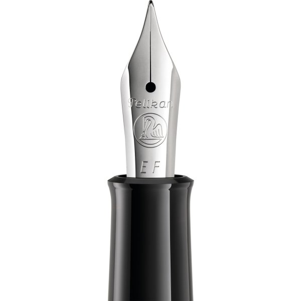 Pelikan Classic 215 Fyldepen, F, black rings