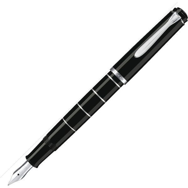 Pelikan Classic 215 Fyldepen, B, black rings