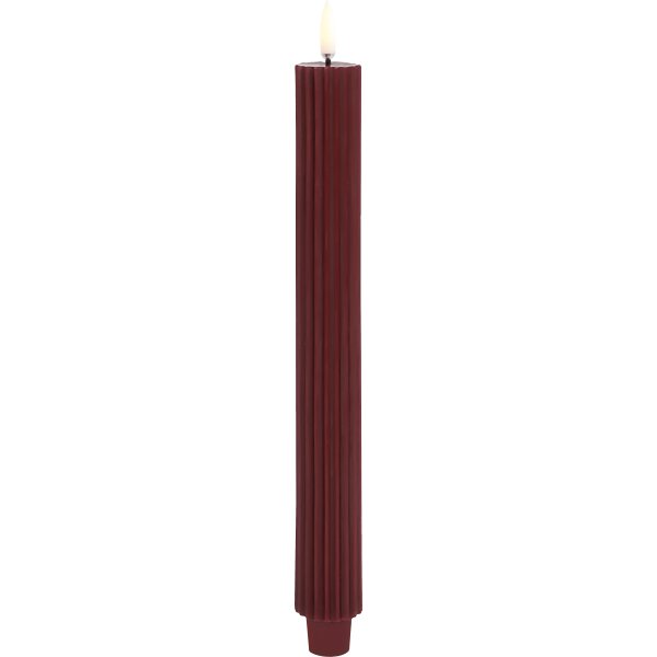 UYUNI LED Lys rillede, 2stk, rød, B3,2xH25,5cm