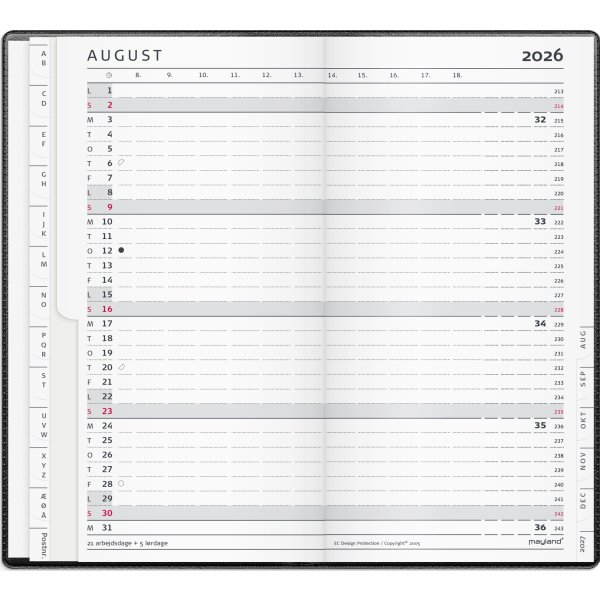 Mayland 2026 Index Planner, vinyl, sort