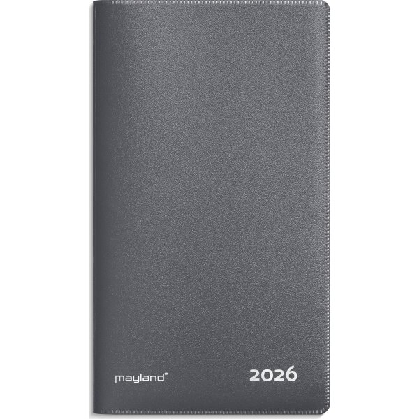 Mayland 2026 Index Planner, plast, grå