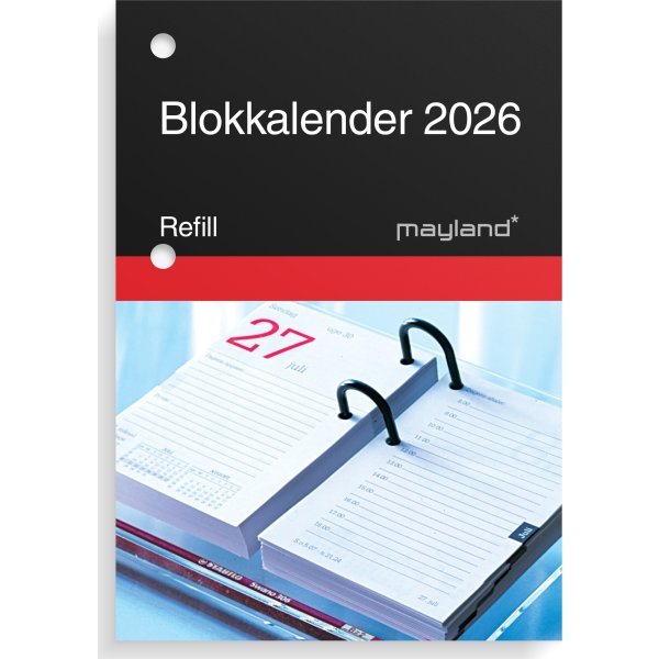 Mayland 2026 Blokkalender, refill
