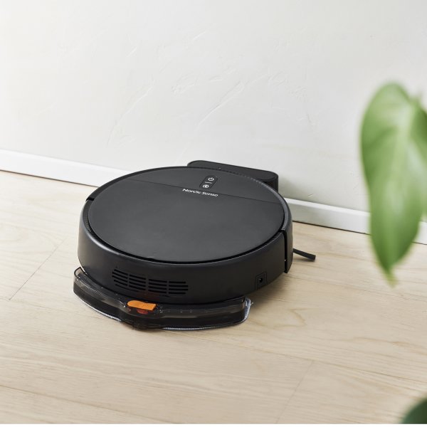 Nordic Sense Robotstøvsuger m/Gulvvask & ladestati
