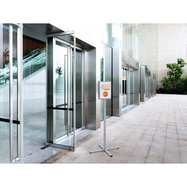 Durable Gulvskilt Info Stand | A4 | Udendørs
