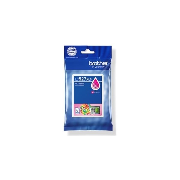 Brother LC527XLM blækpatroner, 2K, magenta