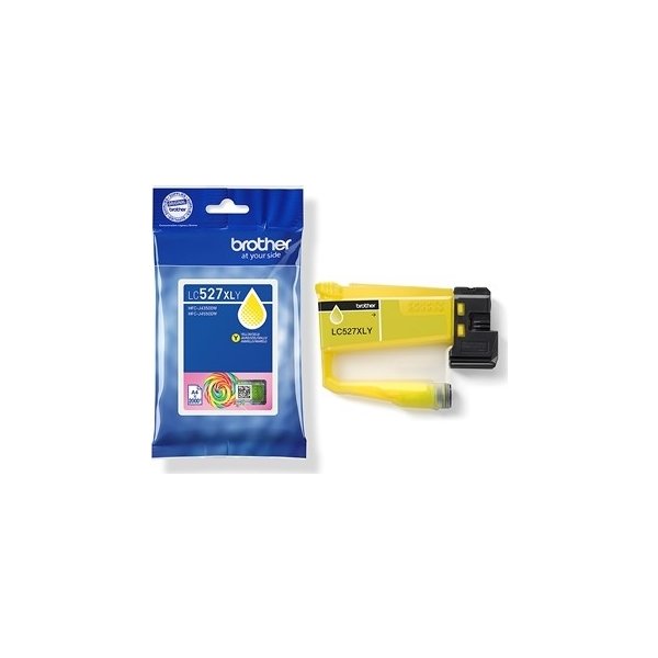 Brother LC527XLY blækpatroner, 2K, yellow