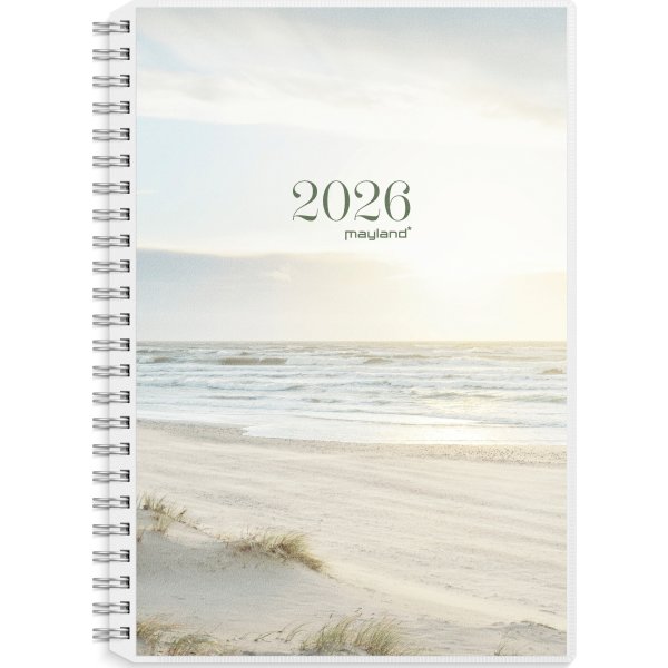 Mayland 2026 Ugekalender, højformat, plast, 4 ill.