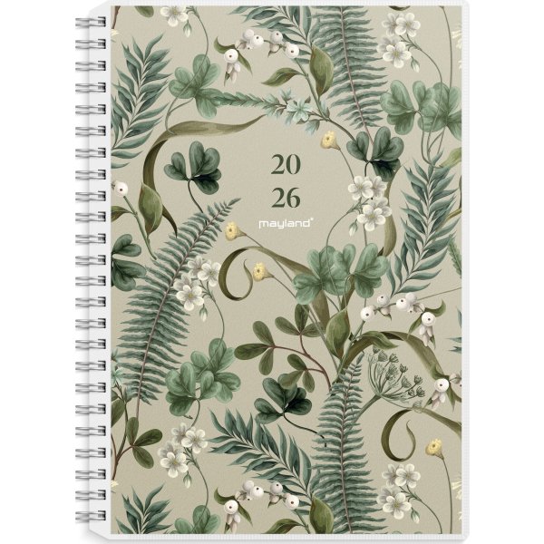 Mayland 2026 Ugekalender, højformat, plast, 4 ill.