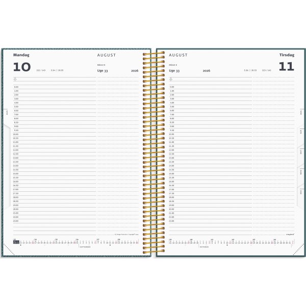 Mayland 2026 Timekalender, soft touch