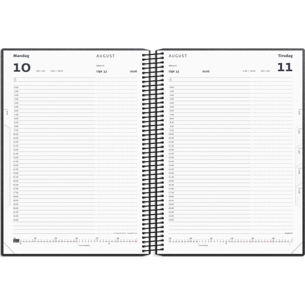 Mayland 2026 Timekalender, genanvendt karton