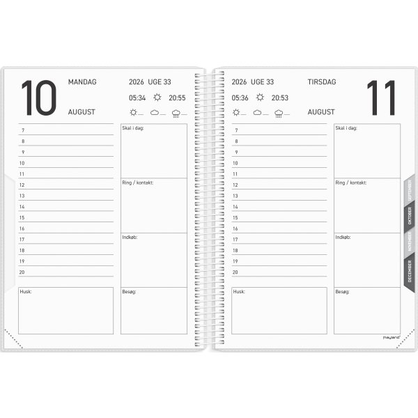 Mayland 2026 Kalender, Senior