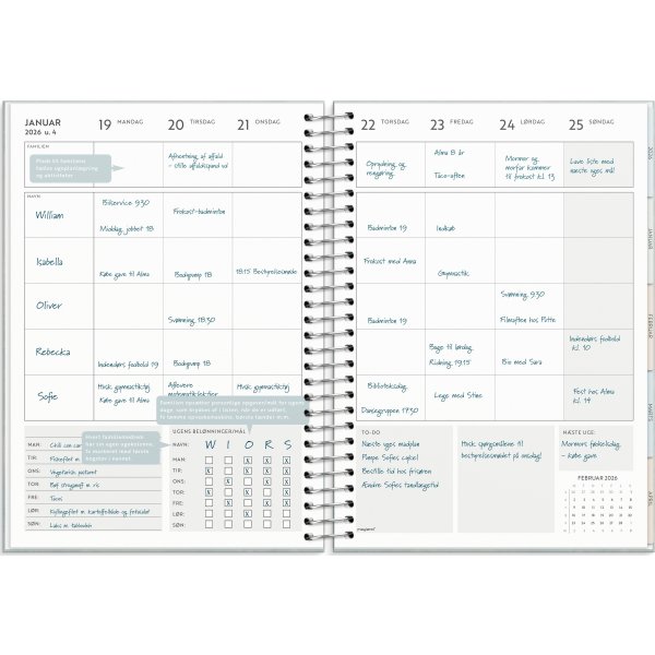 Mayland 2026 Kalender, Life Organizer Family Pla.