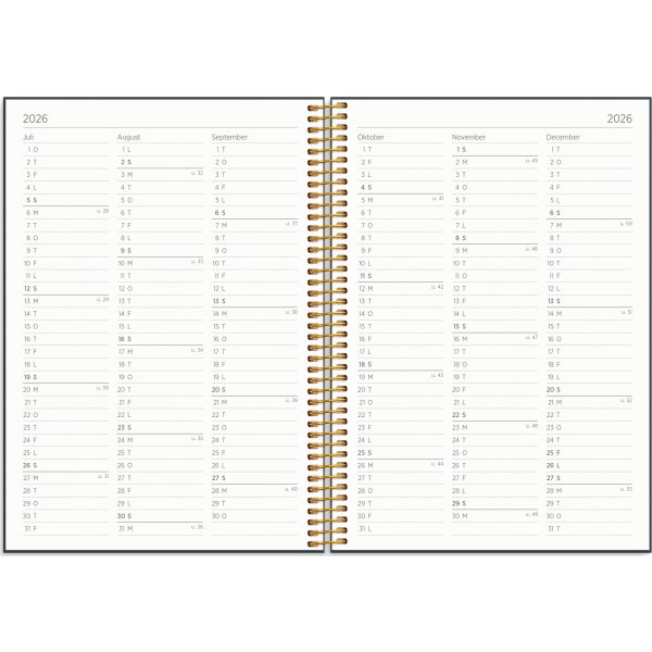 Mayland 2026 Kalender, Organizer & Notes