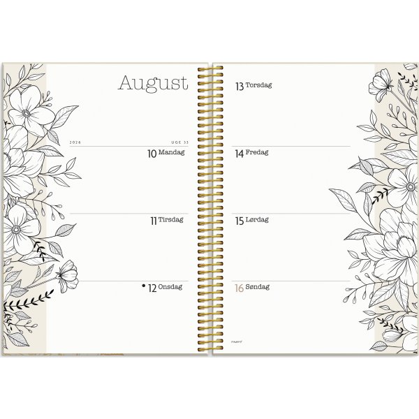 Mayland 2026 Kalender, Life Planner Bloom