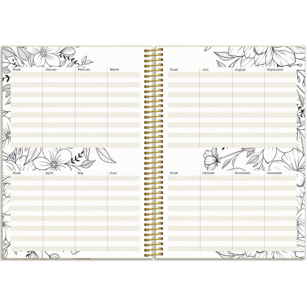 Mayland 2026 Kalender, Life Planner Bloom