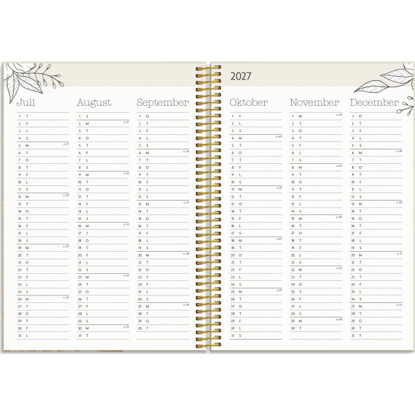Mayland 2026 Kalender, Life Planner Bloom