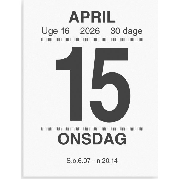 Mayland 2026 Broderikalender