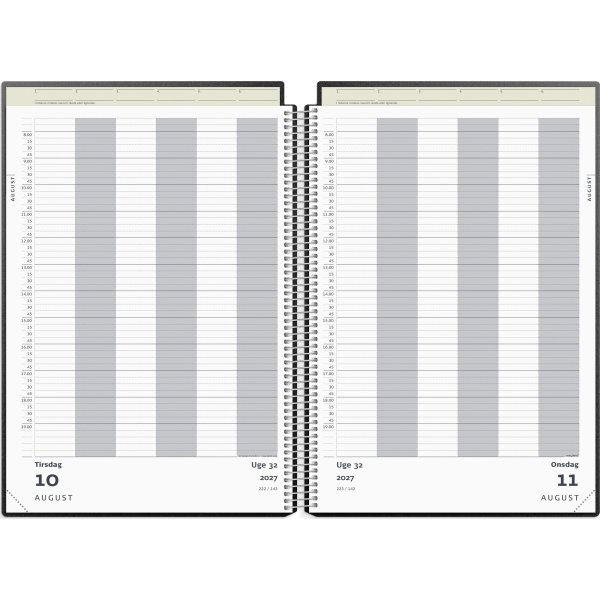 Mayland 2027 Aftalekalender, 6 kolonner