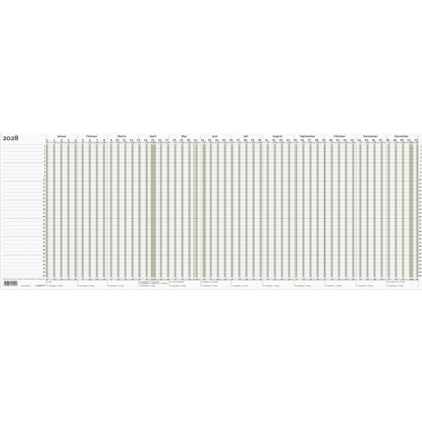 Mayland 2028 Projekt Planner, grøn