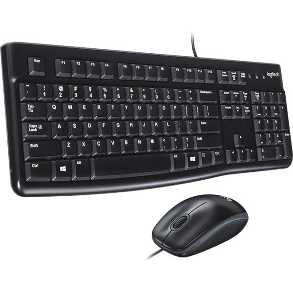 Logitech MK120 Kablet Mus/tastatursæt, nordisk