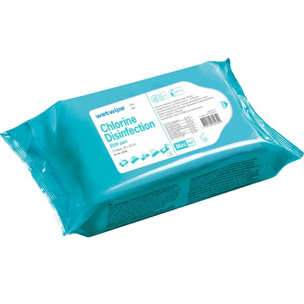 Wet Wipe Chlorine Disinfection mini | 10 stk.