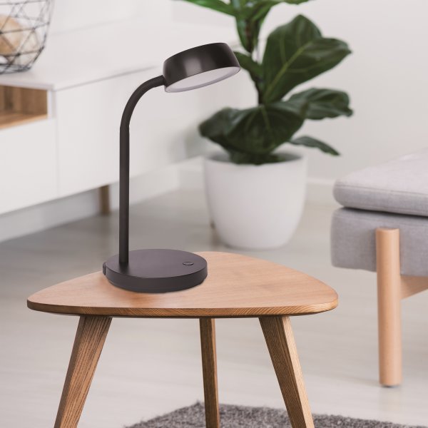 NAGA Abby LED skrivebordslampe, sort