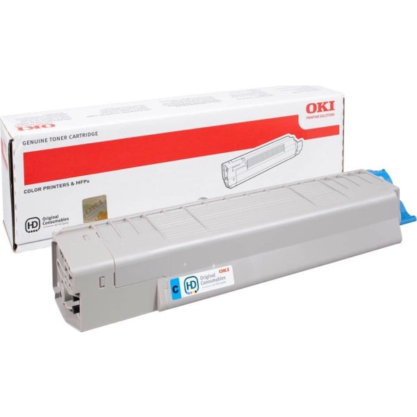 OKI 44643003 lasertoner, blå, 7300s