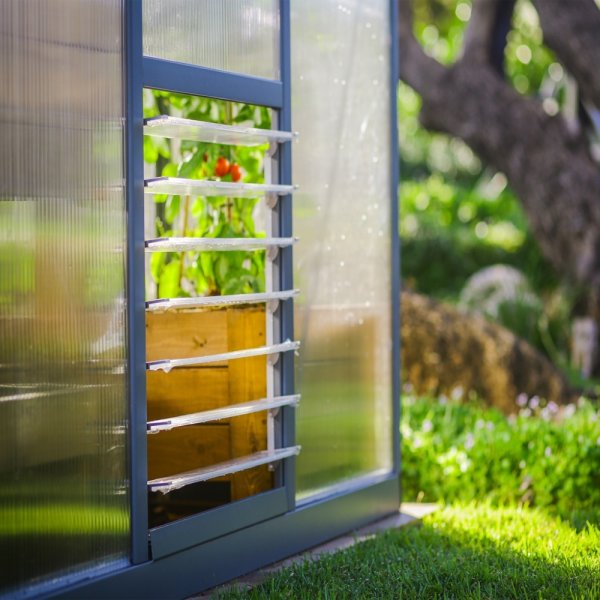 Palram Canopia Glory Drivhus, 6,2 m2, grå